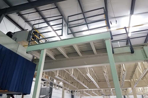 I-Beam and Truss Mezzanine